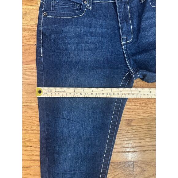 Vigoss VGS Women's Sz 6 32x26 Roll Up Skinny Jeans Fit Medium Wash Distressed‎ - Picture 7 of 10